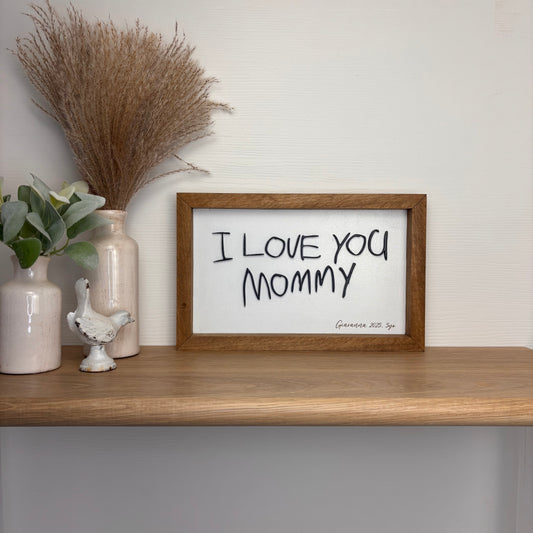 Customized Handwriting Sign