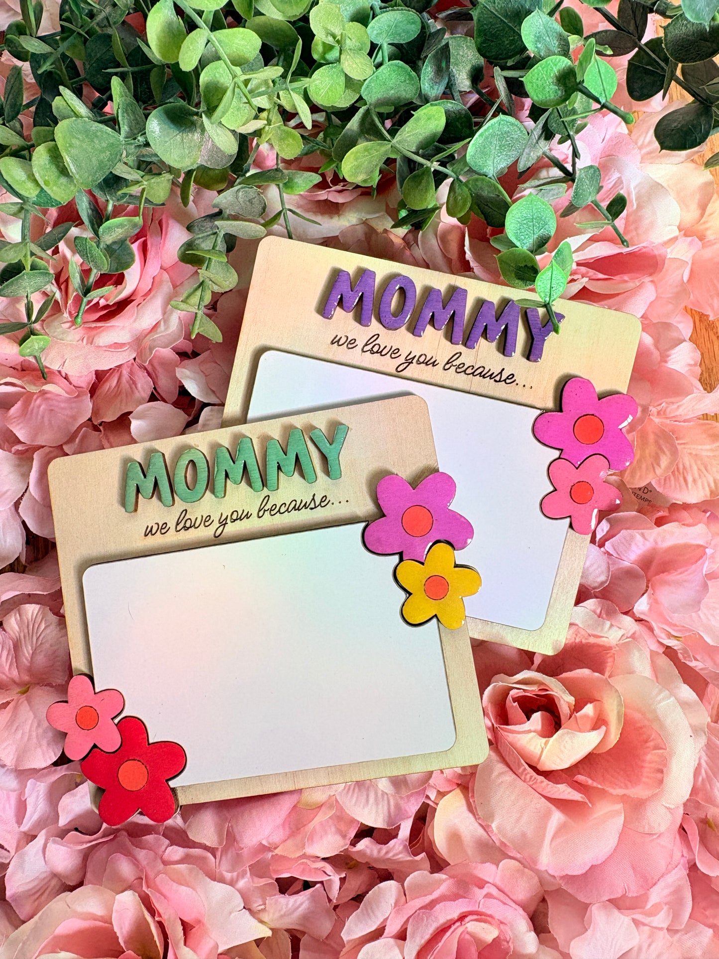 Personalized Mommy Keepsake Board – We Love You Because